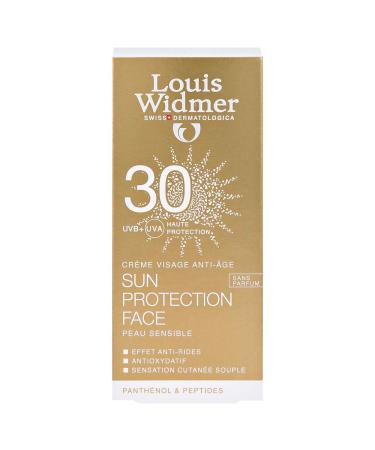 Widmer Sun Protection Face Cream SPF 30 Unscented - 50 ml | International Shipping Available - Buy Online on GoSupps.com