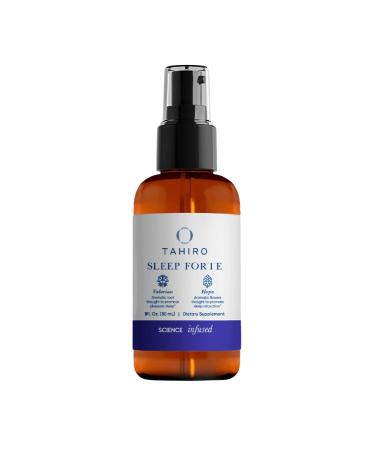 TAHIRO Vegan Sleep Spray Forte - Your Fast Absorption Vegan Sleeping Spray - Fall Asleep Faster- Stay Asleep Longer - Non-GMO- Vegan - Gluten-Free - Improve Sleep All-Night Sleep Support (30 doses) Sleep Spray 1 Ounce