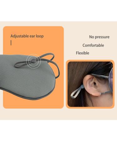 Ultra Soft Sleep Eye Mask for Men Women Kids - Skin-Friendly Blindfold for Comfortable Night Sleep - Adjustable Strap, 2 Pack Blue-Gray - Buy Online on GoSupps.com