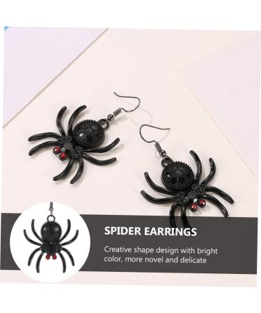 VANZACK 3 Pairs Spider Eardrops Drop Earrings for Women & Men - Halloween Costume Party Supplies - Buy Online on GoSupps.com