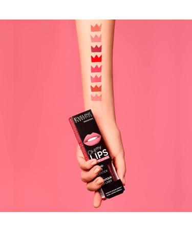 Eveline Cosmetics Oh! My Lips Set | Matte Liquid Lipstick & Lip Liner No. 03 Rose Nude Red - Buy Internationally - Buy Online on GoSupps.com