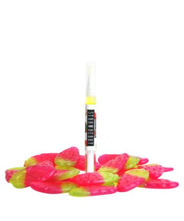 Strawberry Fragrance Scent Moisturising Cuticle & Nail Oil Travel Brush Pen For hyrating and nourishing dry and brittle nails