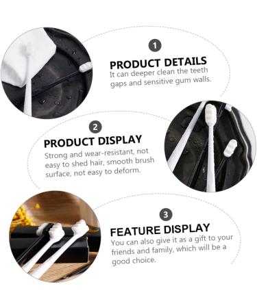 Partykindom 6-Pack Nano Toothbrush for Pregnant Women - Microburst Oral Care Accessories | Japan ABS Highlight Handle - Buy Online on GoSupps.com