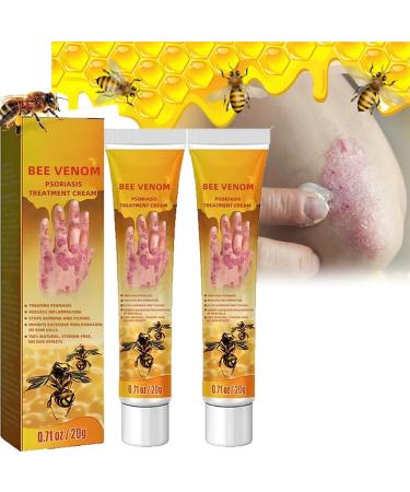 Doxenem Youth Bee Venom Psoriasis Treatment Cream Soothing and Moisturizing Psoriasis Cream New Zealand Bee Venom Professional Psoriasis Treatment Cream for All Skin Types