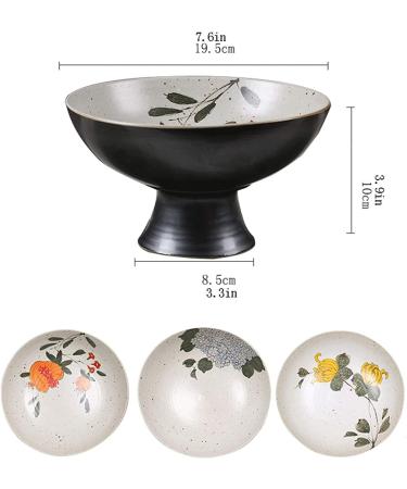 Fruit Basket Fruit Bowl Chinese Hand-Painted Fruit Bowl Exquisite Pattern Ceramic Fruit Bowl Candy Dish Decorative Kitchen Organizers and Storage (Color : C Size : 18.5 * 18.5 * 10cm) - Buy Online on GoSupps.com