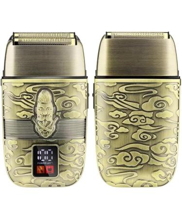 Men's Cordless Rechargeable Foil Shaver - 8800 RPM Electric Hair & Beard Trimmer - Professional Metal Razor - Buy Online on GoSupps.com