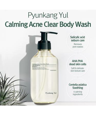 YUNKANG YUL Calming Acne Clear Body Wash with Salicylic Acid, AHA, Cica, Tea Tree Extract - 9.8 oz - Buy Online on GoSupps.com