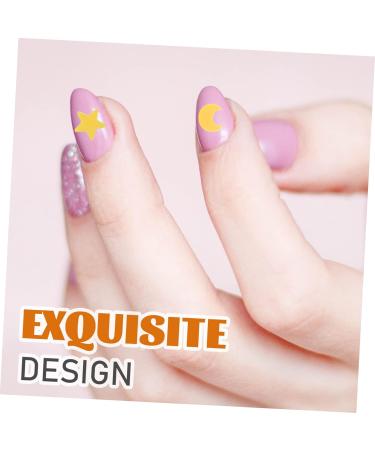 FOMIYES 4pcs 1 Nail Art Polymer Clay Sticker for Nails Star Moon Pendants Candy Stickers Nail Art Decoration Resin Sprinkles Nail Decals Fruit Stickers DIY Slices Decorative Sheet Manicure - Buy Online on GoSupps.com