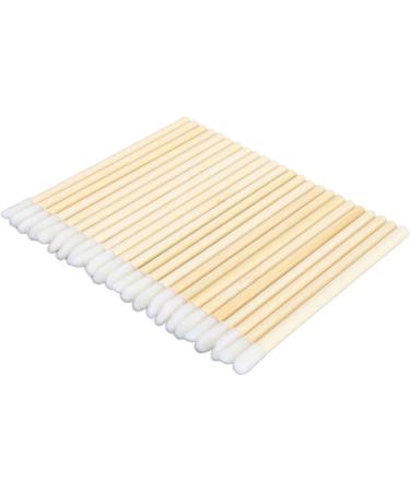 HUSHUI 100Pcs Bamboo Handle Lip Brush Set Portable Disposable Lipstick Applicator for Makeup Tool and Lip Gloss Wand - Buy Online on GoSupps.com