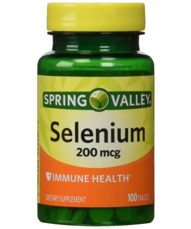 Spring Valley - Selenium 200 mcg 100 Tablets
