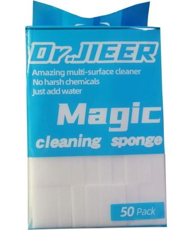 Dr.JIEER Magic Sponge Eraser 50 Pcs/Lot - Multi-Functional Melamine Foam Cleaner - Buy Online on GoSupps.com