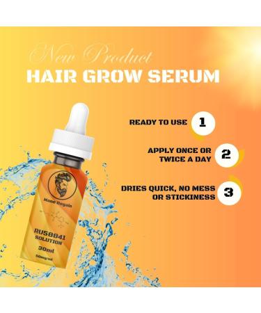 Mane Regain RU58841 5% Solution - DHT Blocker for Hair Loss - Promotes Regrowth & Prevents Baldness - 30ml - Buy Online on GoSupps.com