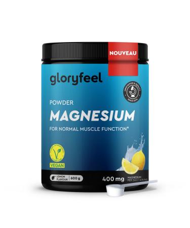 Magnesium Complex Powder 600g - Bisglycinate Citrate & Malate Highly Dosed - Fast Solubility - For Muscle Nerves & Electrolyte Balance* - Lemon Flavor - 100% Pure