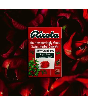 Ricola Cranberry Lozenges - 45g - Natural Cough Relief | Shop Now - Buy Online on GoSupps.com