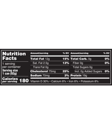 Crown Prince Natural Kipper Snacks - Low Sodium 3.25oz Cans (Pack of 18) - Buy Online on GoSupps.com