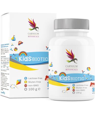 BIO PACK Carnium Botanicals Kids Biotic Probiotics for children with vitamin C powder Culture complex for intestinal flora & immune system Vegan 100 g