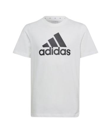 adidas Unisex Kids Essentials Big Logo Cotton T-Shirt T-Shirt (short sleeve) (1 pack) 176 White/Black