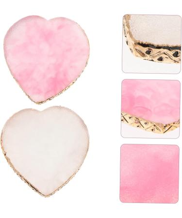  FRCOLOR 2 Pieces Palette Pigment Tray for Nails Resin Tray Nail Polish Tray Beauty Manicure Mixing Tray Nail Art Mix Cosmetic Decorations - Buy Online on GoSupps.com