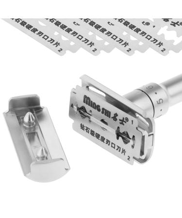 Amagogo Adjustable Safety Razor - Double Edge Classic for Mild to Aggressive Shaving | Perfect for International Shipping - Buy Online on GoSupps.com