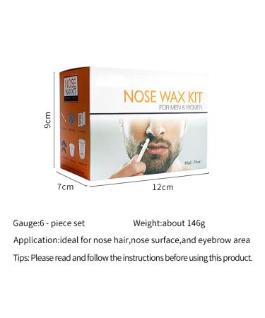 Chseo Original Nose Wax Kit - 20 Wax Sticks for Men & Women | Hair Removal Mustache Protectors User Manual | #61 Nose Hair Wax Kit - Buy Online on GoSupps.com