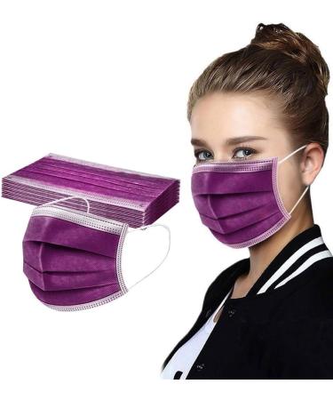 Buy Amyglin 50PC Disposable 3-Layer Non-Woven Fabric Mouth-Nose Protection Bandana - Butterfly Motif Breathable & Multifunction for Adults - Buy Online on GoSupps.com