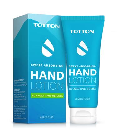 Antiperspirant Hand Lotion, Anti Sweat for Sweaty Hands, Stop Sweat, Keep Your Hands Dry and Fresh, Men and Women-1.7 oz