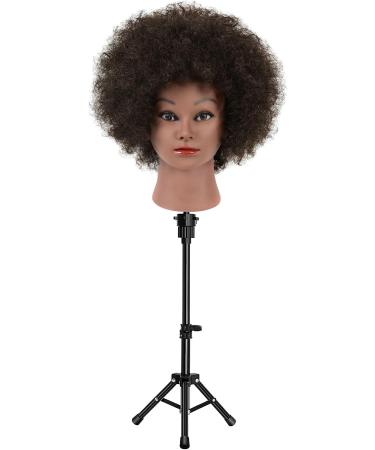 FUTAI Human Hair Mannequin Head Stand Tripod | Adjustable Metal Holder for Hairdresser Practice Display - Buy Online on GoSupps.com