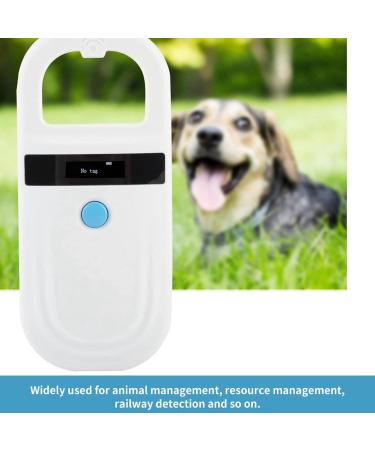 Portable Handheld Pet Chip Scanner - Rechargeable ID Scanner with OLED Display for Dogs, Cats, Horses - Microchip & Tag Information Storage - Buy Online on GoSupps.com