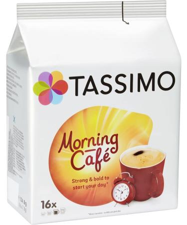 Tassimo Morning Caf Coffee Pods x16 (Pack of 10 Total 160 Drinks) - Buy Online on GoSupps.com