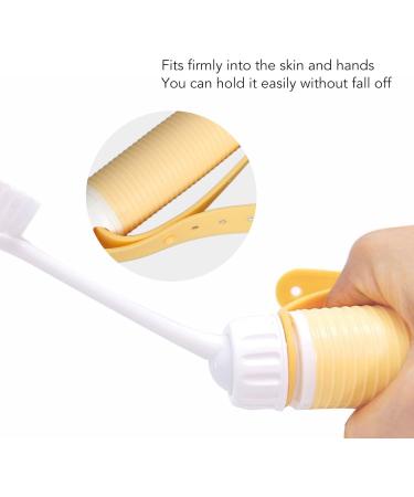 Silicone Auxiliary Toothbrush for Elderly | Non-Slip Adjustable Straps & Ergonomic Design | Enhanced Tooth Cleaning Aid - Buy Online on GoSupps.com