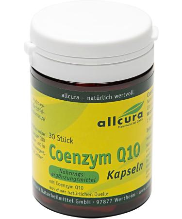 Buy Coenzyme Q10 Capsules (30 Pieces) - Premium Quality for Enhanced Energy & Antioxidant Support | Fast International Shipping - Buy Online on GoSupps.com