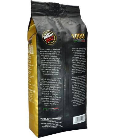 Vergnano 1882 Mille 1000 Extra Dolce - Whole Coffee Beans 1kg - Buy Online on GoSupps.com