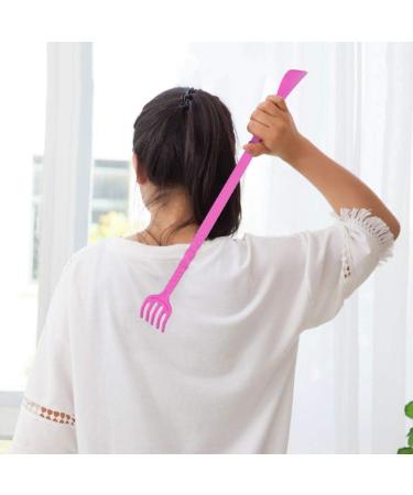 Exceart Long Handle Back Massage Device & Itching Scratcher - Pink Body Massager & Extra Long Shoe Horn - Buy Online on GoSupps.com