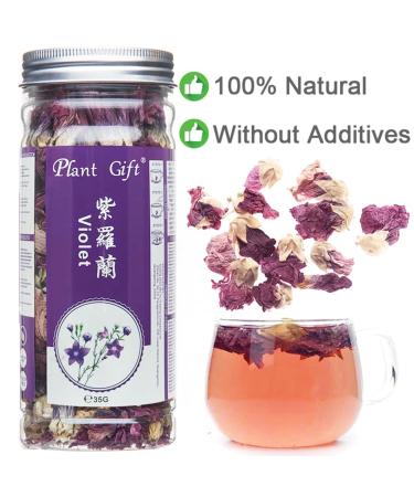 Organic Violet Tea - Plant Poison Violet Tea for Anti-Aging & Beauty | 35g Loose Dried Flower | Chinese Health & Skin Care - Buy Online on GoSupps.com