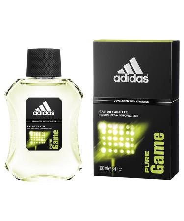 Adidas Pure Game Eau De Toilette Spray 3.4 Oz/ 100 Ml for Men By 3.4 Fl Oz