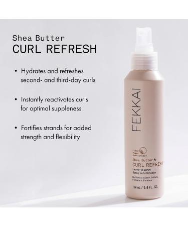 Fekkai Shea Butter Curl Refresh - 150 mL | Hydrating & Refreshing Curls | Salon Grade | EWG Compliant | Vegan & Cruelty Free - Buy Online on GoSupps.com