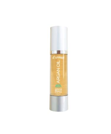UNNIQUE Pure Argan Oil for Hair - Hair Serum for Frizz Control Instant Shine & Softness Argan Oil of Morocco for All Hair Types 1.7 FL OZ