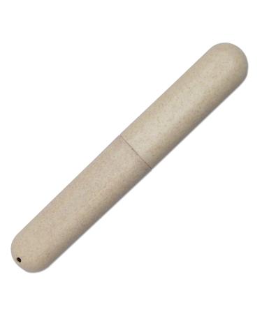 Dental Aesthetics Eco Wheat Straw Toothbrush Travel Case x 1 (White)