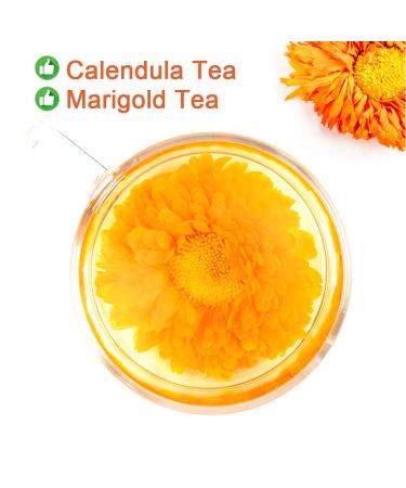 Buy 100% Natural Calendula Tea - Herbal Marigold Flower Tea for Weight Loss | Organic Chinese Flower Tea 35g - Buy Online on GoSupps.com