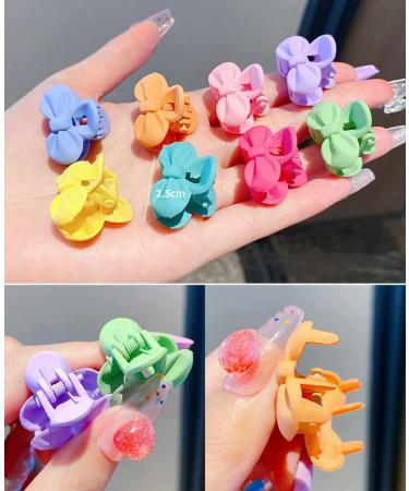 SUKPSY 40 Pcs Baby Girls Hair Claw Clips - Cute Princess Hair Accessories for Girls - Candy Color Hair Pins - Flower Hair Clips for Kids and Teens - Buy Online on GoSupps.com