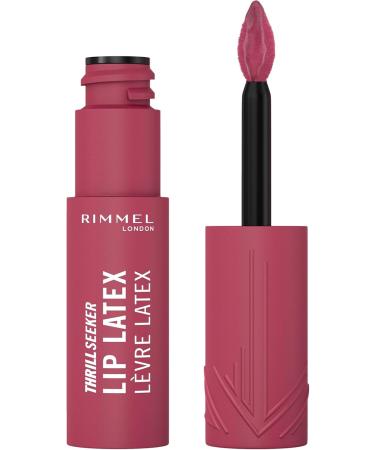 Coty Rimmel Thrill Seeker Lip Latex 300 Main Character liquid lipstick lip gloss lip color lipstick with hyaluronic acid lipstain smooth and shiny moisturizes hyaluronic acid vitamin E aloe vera 6 ml - Buy Online on GoSupps.com