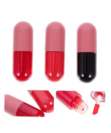 PartyKindom 3Pcs Moisturizing Lip Oils Portable Lip Glosses for Nourishing Plumping Hydrating Lip Care Tools for Women Lightweight Adorable present - Buy Online on GoSupps.com