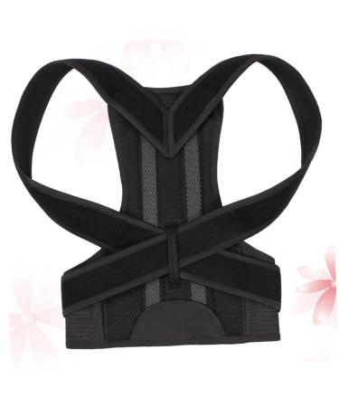 Buy Healeved Back Posture Brace | Hunchback Support Belt for Improved Posture - Adjustable Shoulder Strap - 31x26.5CM Black | International Shipping - Buy Online on GoSupps.com