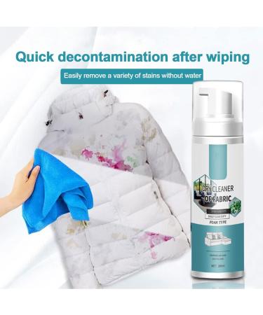 200ml Couch Fabric Cleaner Upholstery Cleaner Foam Cleaner Powerful Instant Fabric Foam Cleaner Quick-Dry Sofa Curtain Stain Foam (2PCS) - Buy Online on GoSupps.com