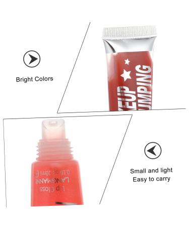 FRCOLOR 8pcs Pearl Jelly Lipstick Set - Diamond Shining Lip Oils & Hydrating Clear Lip Gloss - Fruit Oil Makeup Accessory - Buy Online on GoSupps.com