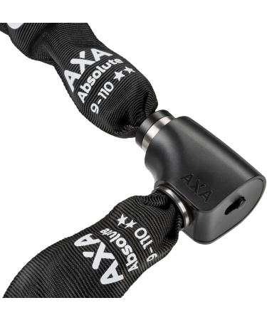 Buy AXA Absolute 9-110 High Security Bicycle Lock | 14 Security Level | 110 cm x 9 mm | Durable Black Polyester Cover - International Shipping Available - Buy Online on GoSupps.com