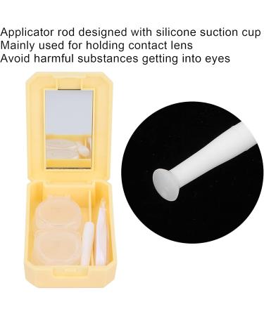 Durable Rainbow Contact Lens Container & Tweezers - Safe Non-Slip Design for Home Work & Travel - Buy Online on GoSupps.com