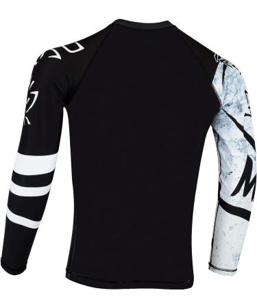 Roar MMA Rashguard & BJJ Grappling Shorts Set - Black Medium | UFC Cage Fight Jiu Jitsu Spats No Gi - Buy Online on GoSupps.com