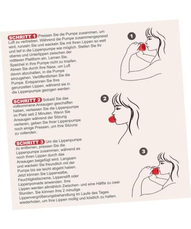 DOITOOL Lip Plumper Dispositif De Pour Pulpeuses Outil Repulpant Portable Et Ergonomique moyen rouge - Buy Online on GoSupps.com