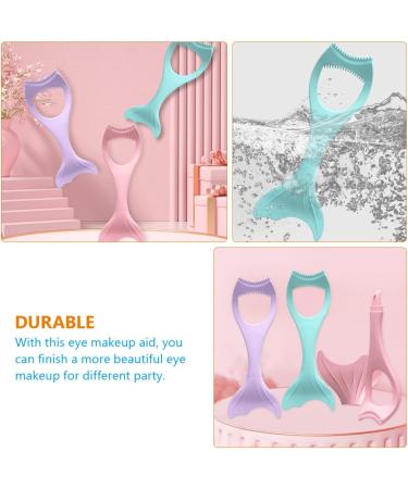 Outil D aide L eye-liner En Silicone Bleu Accessoire De Maquillage Pour Cils Taille Compacte Multi-fonctions Femmes D butantes Et Expertes Maquillage Yeux Pr cis Anti-d bordement - Buy Online on GoSupps.com